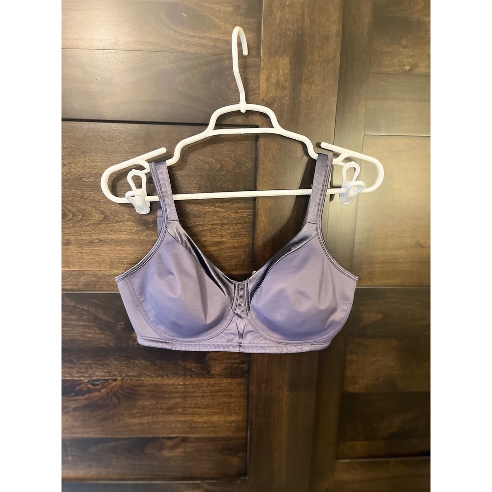 Playtex 18 Hour Ultimate Shoulder Comfort Wireless Bra 4803 Lavender Purple 36D